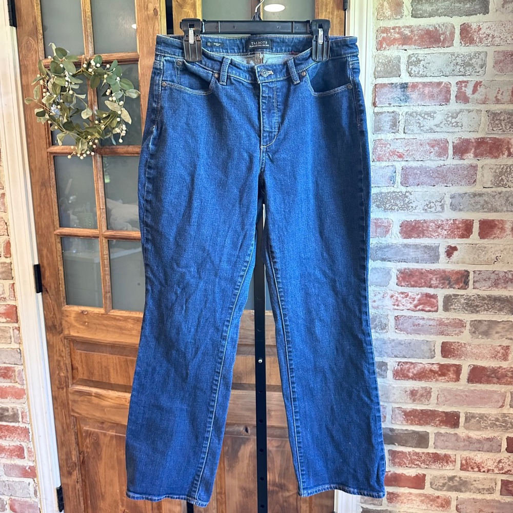 Talbots Jeans Women Blue Flawless Five-Pocket Bootcut Curvy Classic Casual 12